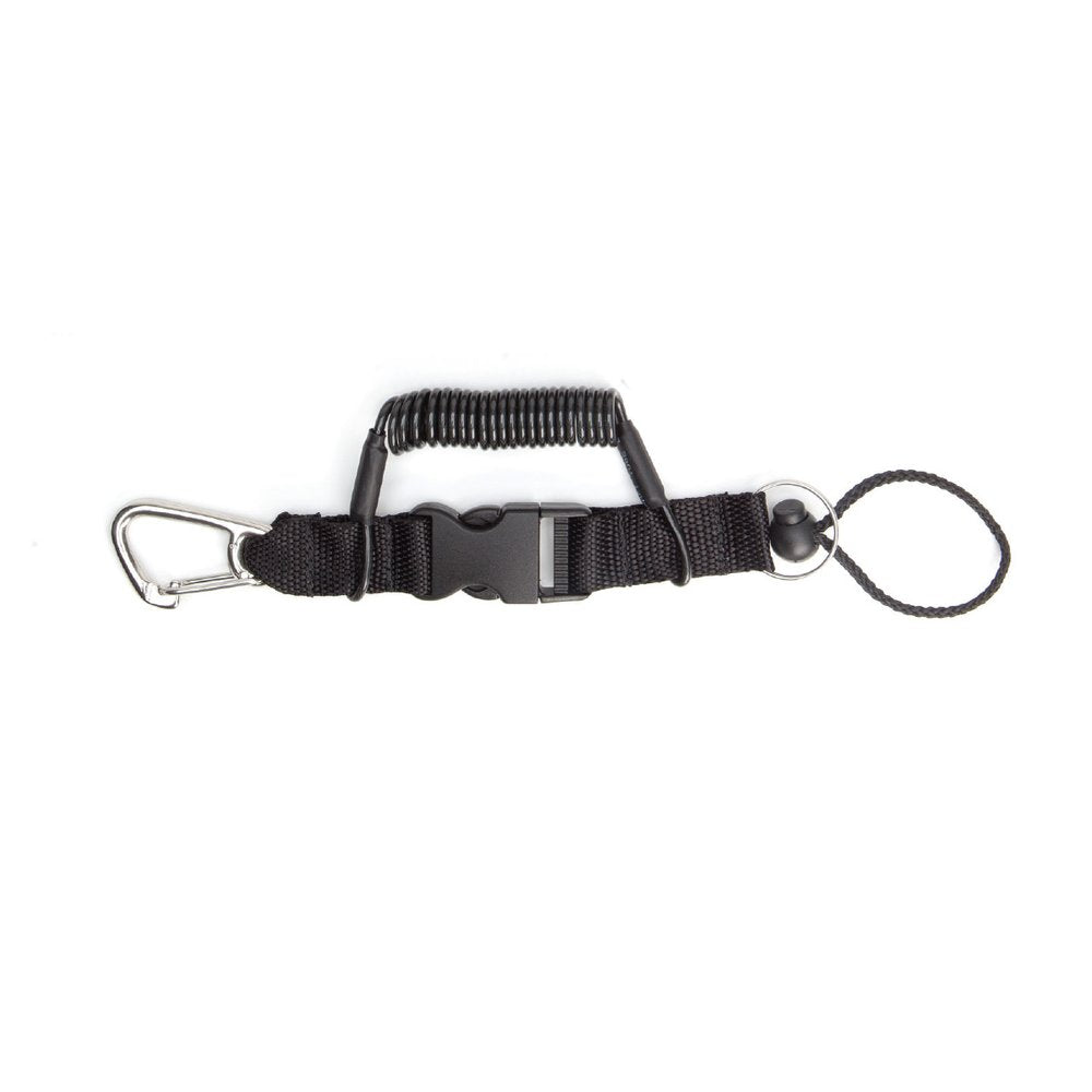 XS Scuba Coil Lanyard - Stainless Steel Clip/Split Ring