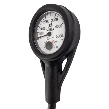 XS Scuba Standard Pressure Gauge -Complete Gauge/Imperial