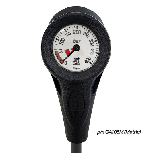 XS Scuba Orca Pressure Gauge - Metric