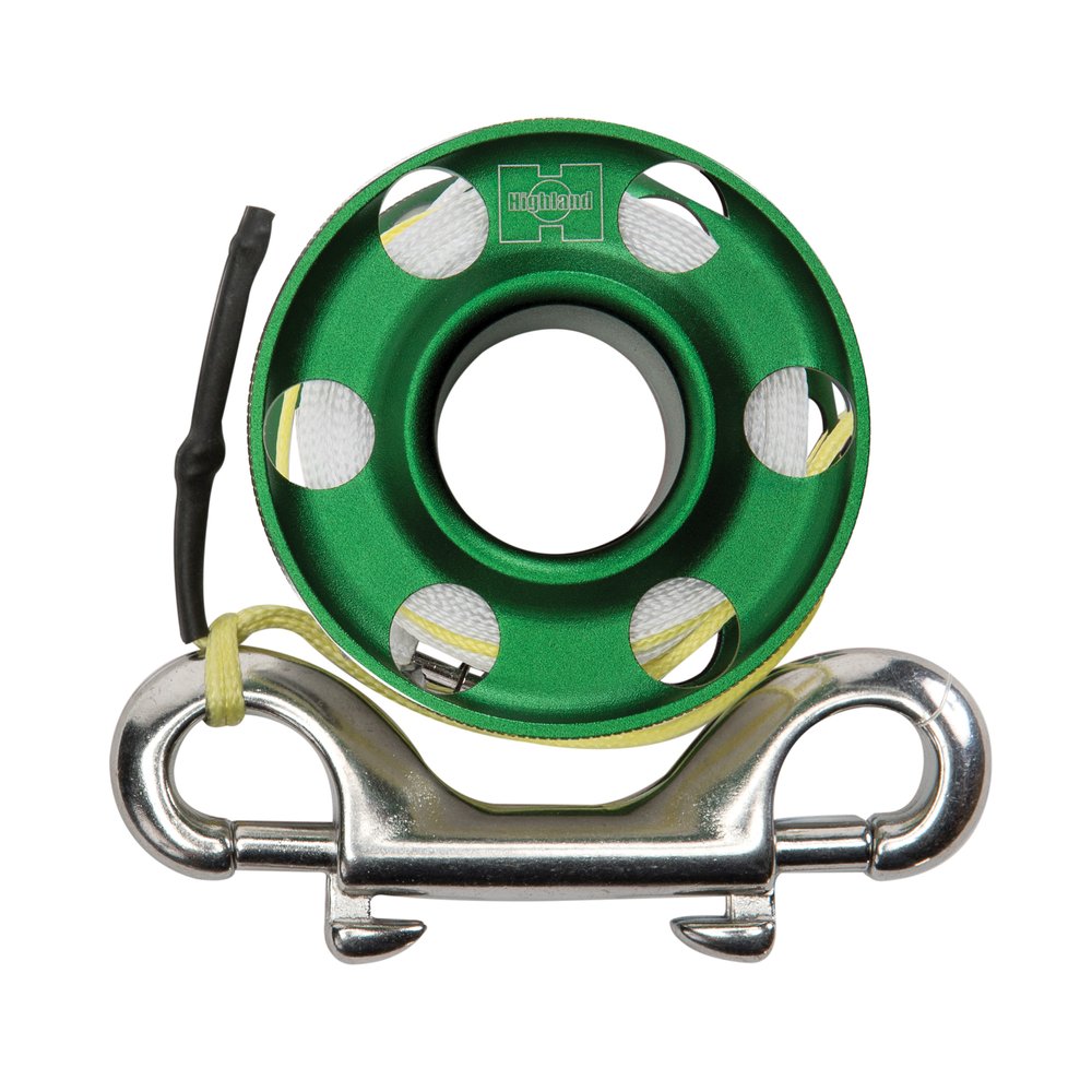 XS Scuba Highland Aluminum Mini Spool with Dyneema® Leader