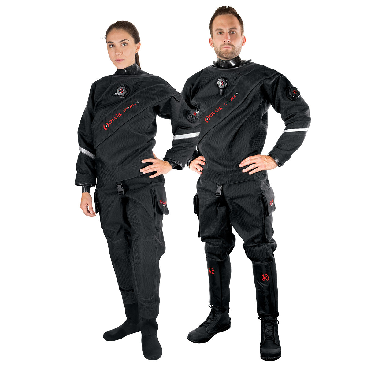 Hollis DX-300X Drysuit With Neoprene Socks -Unisex