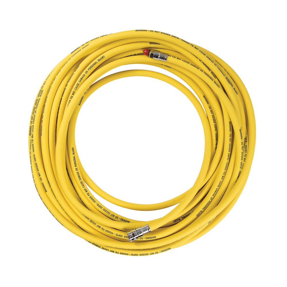 XS Scuba Yellow Rubber Hookah Hoses