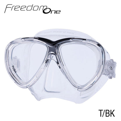 Tusa M-211 Freedom One Mask- Clear Silicone