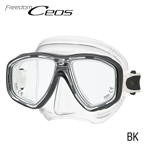 Tusa M-212 Freedom Ceos Mask - Clear Silicone