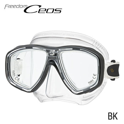 Tusa M-212 Freedom Ceos Mask - Clear Silicone