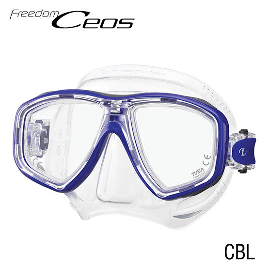 Tusa M-212 Freedom Ceos Mask - Clear Silicone