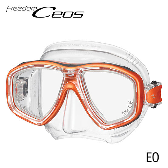 Tusa M-212 Freedom Ceos Mask - Clear Silicone