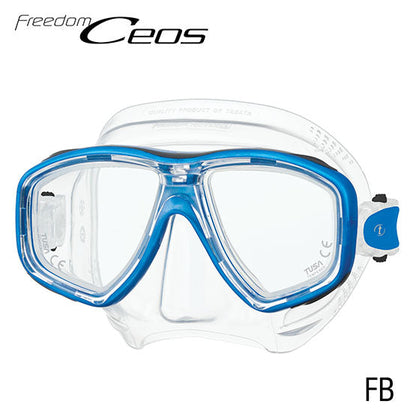 Tusa M-212 Freedom Ceos Mask - Clear Silicone