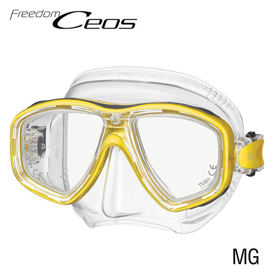 Tusa M-212 Freedom Ceos Mask - Clear Silicone