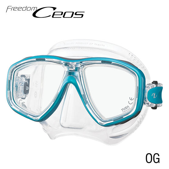 Tusa M-212 Freedom Ceos Mask - Clear Silicone