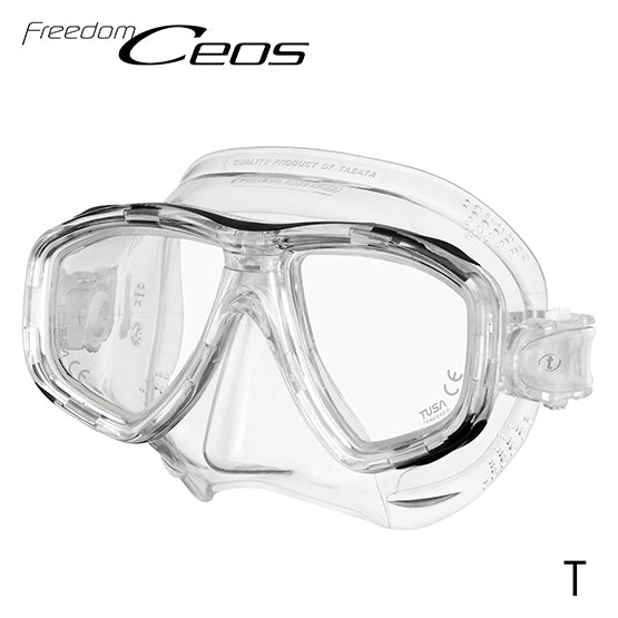 Tusa M-212 Freedom Ceos Mask - Clear Silicone