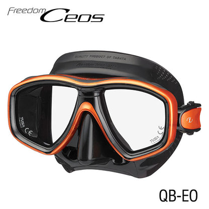 Tusa M-212 Freedom Ceos Mask - Black Silicone