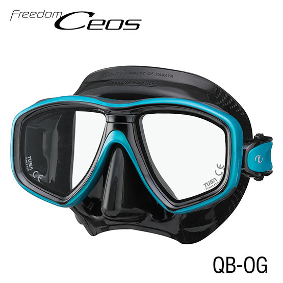 Tusa M-212 Freedom Ceos Mask - Black Silicone