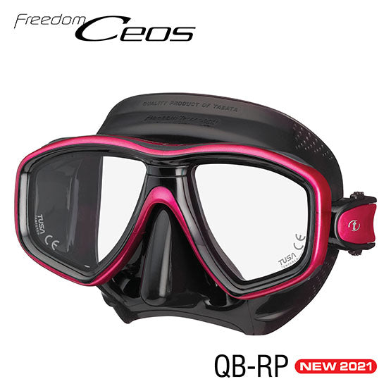 Tusa M-212 Freedom Ceos Mask - Black Silicone