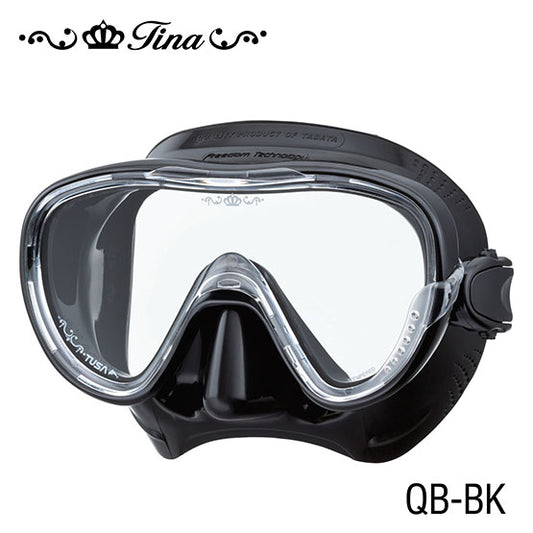 Tusa M1002 Tina Mask -Black Silicone