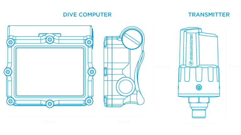 SHEARWATER PETREL 3 DIVE COMPUTER