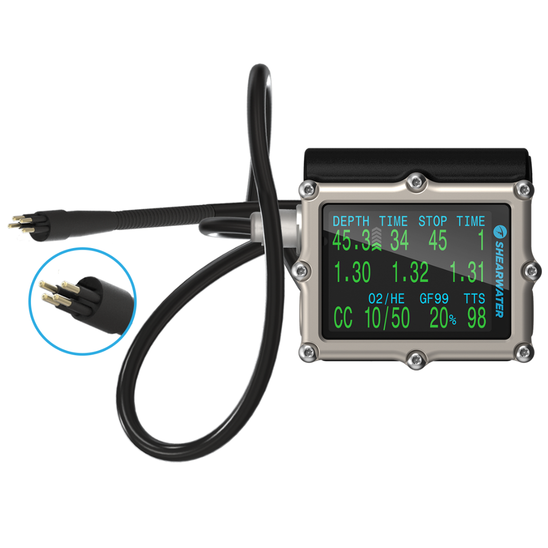 SHEARWATER PETREL 3 MONITOR (4-PIN) DIVE COMPUTER