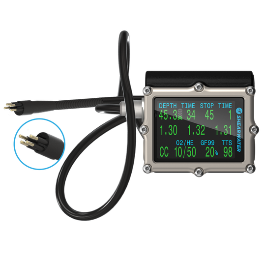 SHEARWATER PETREL 3 MONITOR (4-PIN) DIVE COMPUTER