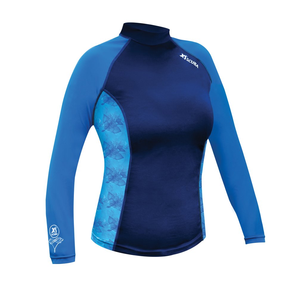 XS Scuba Women's Hibiscus Rash Guard