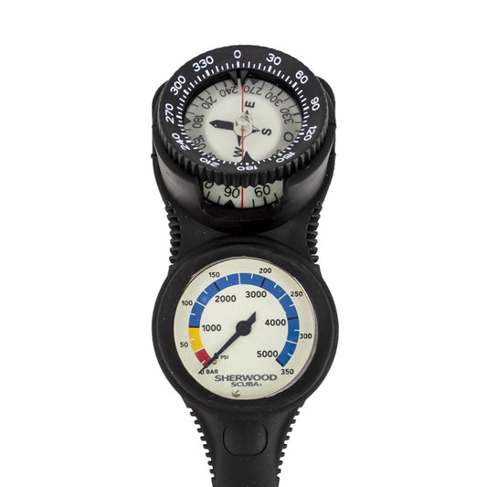 Sherwood Pressure Gauge & Compass