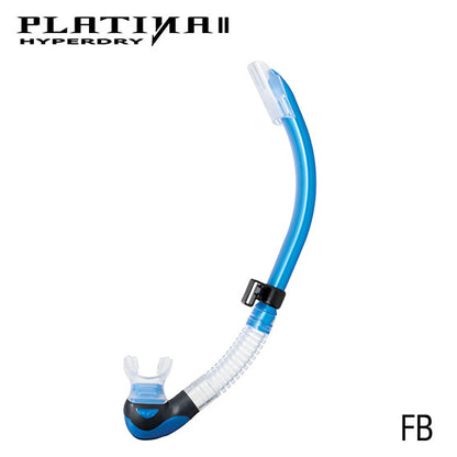 Tusa SP-170 Platina II Hyperdry Snorkel : Clear Silicone