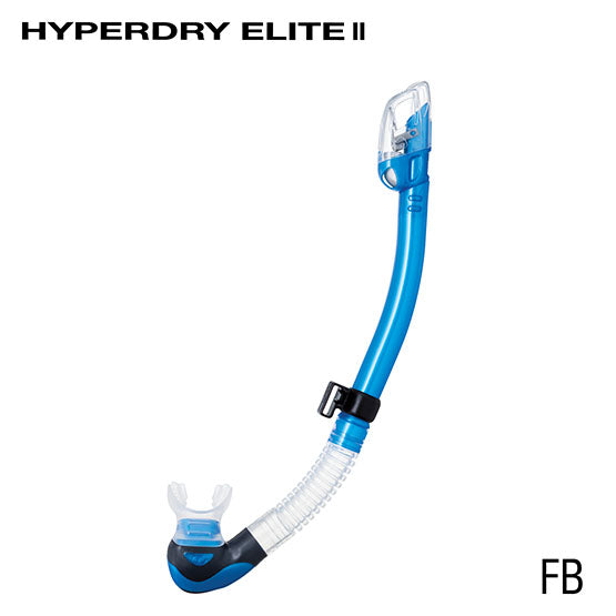 Tusa SP0101 Hyperdry Elite II Snorkels -Clear Silicone