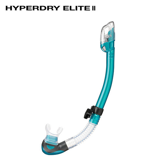 Tusa SP0101 Hyperdry Elite II Snorkels -Clear Silicone