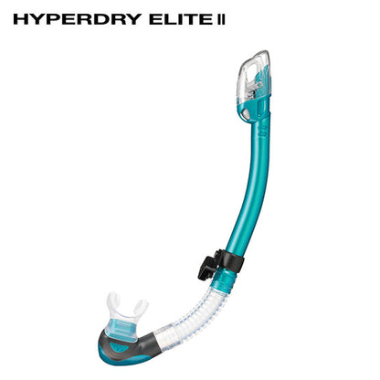 Tusa SP0101 Hyperdry Elite II Snorkels -Clear Silicone