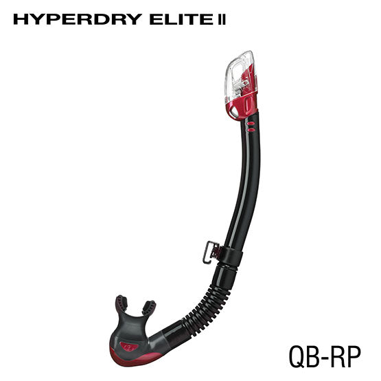 Tusa SP0101 Hyperdry Elite II Snorkels -Clear Silicone