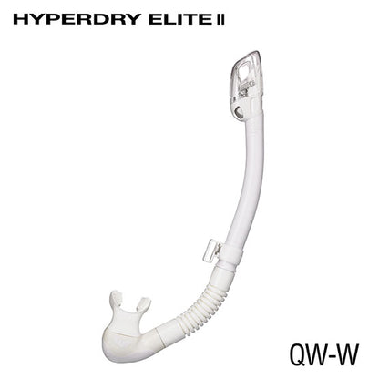 Tusa SP0101 Hyperdry Elite II Snorkels -Clear Silicone