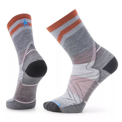 Smartwool Run Mid Crew Pattern Socks