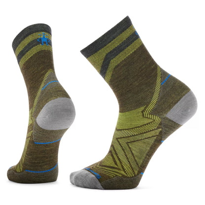 Smartwool Run Mid Crew Pattern Socks