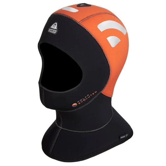 Waterproof H1 10mm High Visibility Hood With Bib