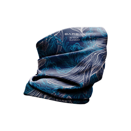 Bare Blue Whales Neck Gaiter