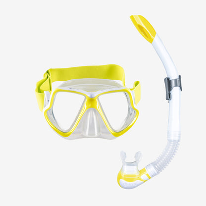 Mares Wahoo Neon Combo Snorkeling Set