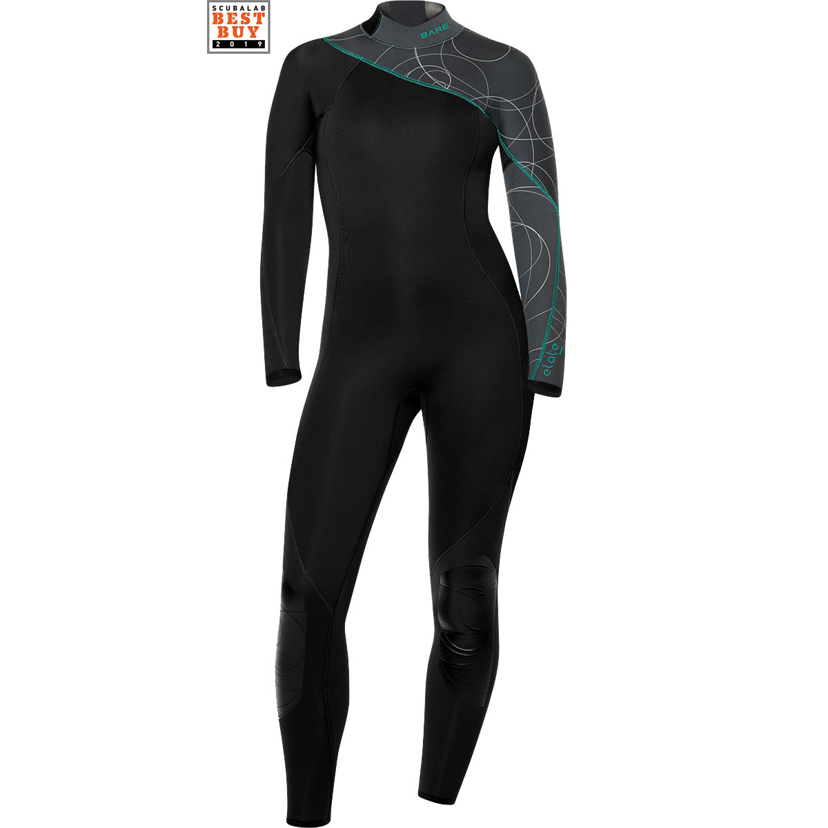 Bare 5mm Elate Full Wetsuit Grey - Women