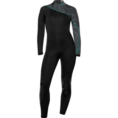 Bare 3/2mm Elate Full Wetsuit Grey - Women