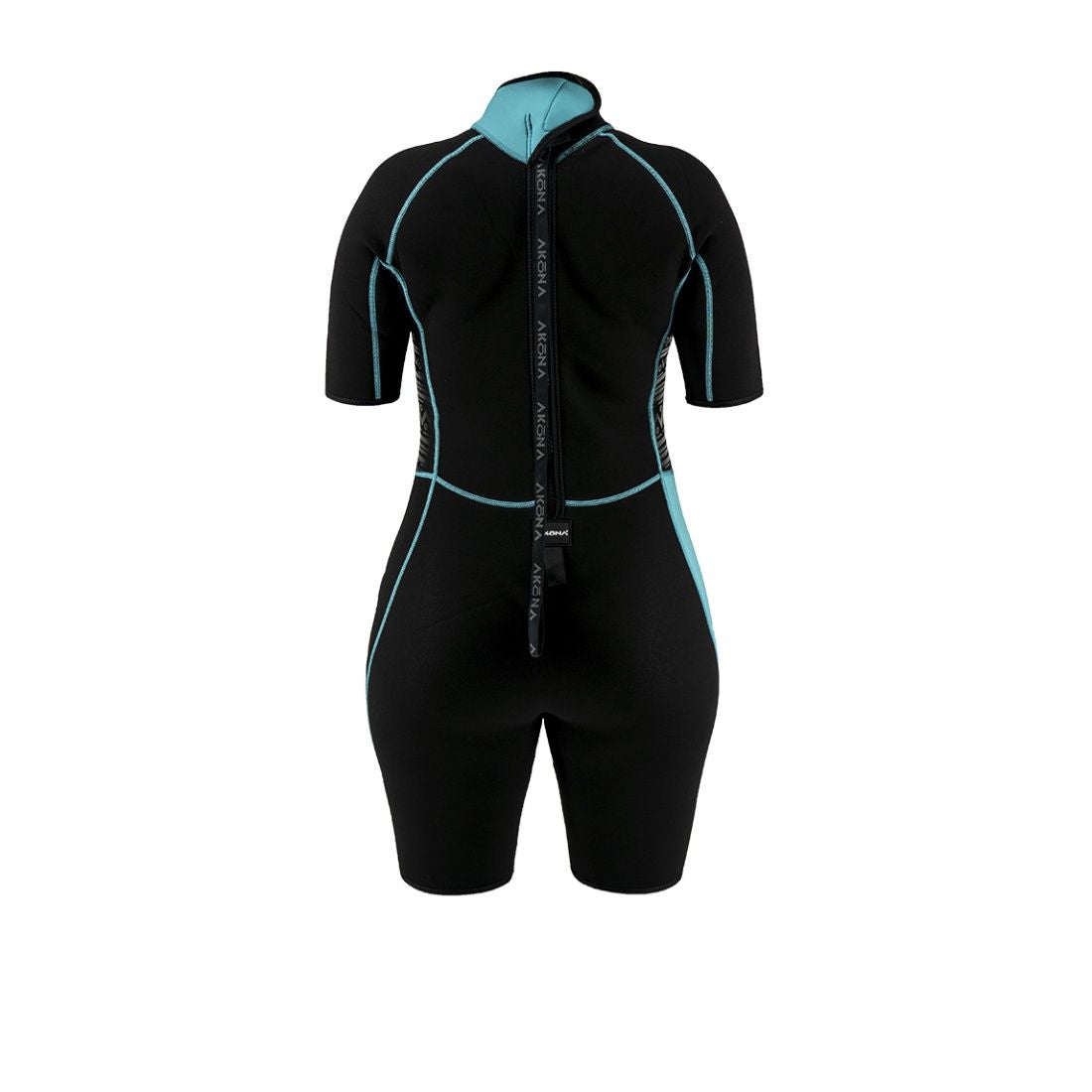 Akona Women's Classic Line - 2.5mm Back Zip Shorty Wetsuit