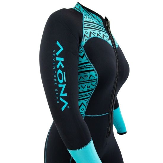 Akona Women's Explore Line 3mm Front Zip Full Suit Wetsuit