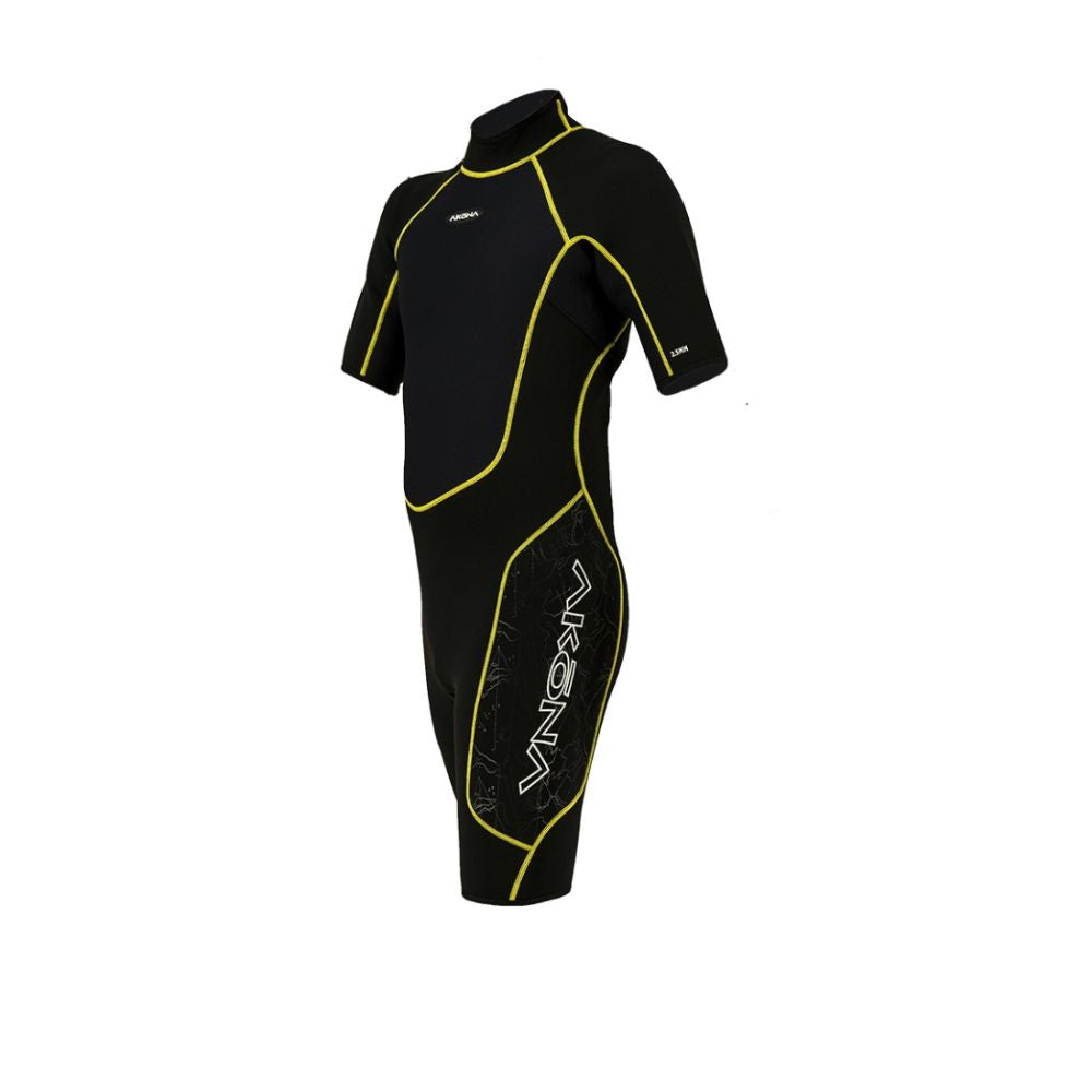 Akona Men's Classic Line - 2.5mm Back Zip Shorty Wetsuit