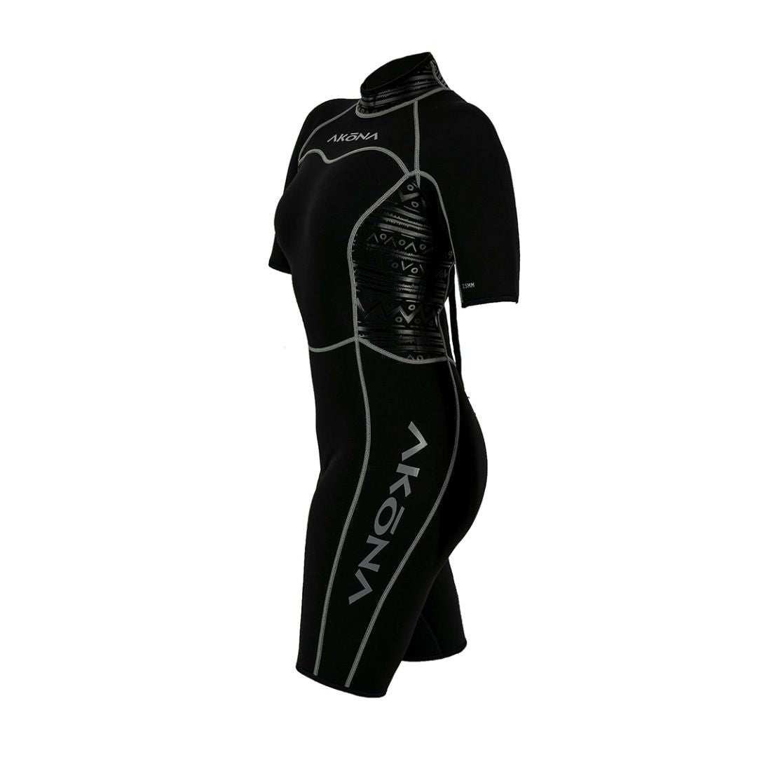 Akona Women's Classic Line - 2.5mm Back Zip Shorty Wetsuit