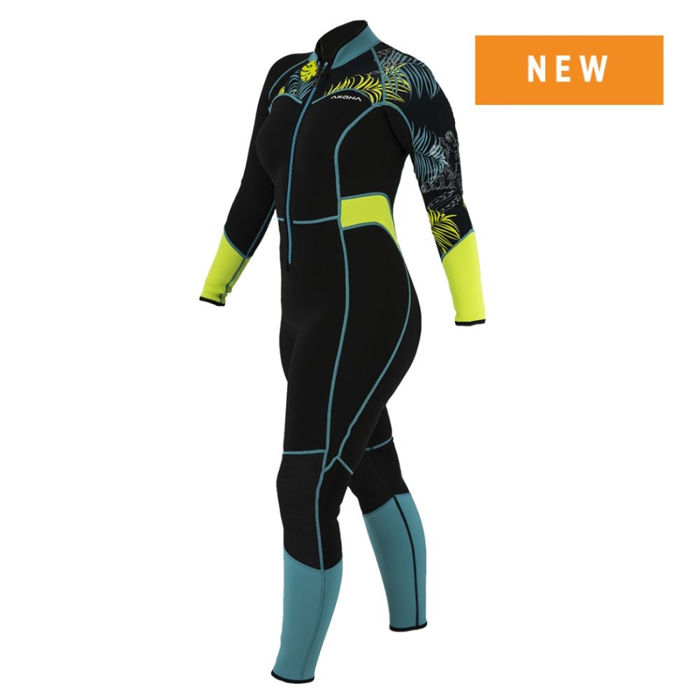 Akona 3/2 Women's Front Zip Tropic Full Wetsuit