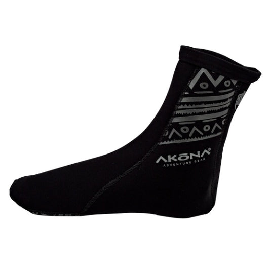 Akona 2mm Tall Sock with Printed Traction Sole