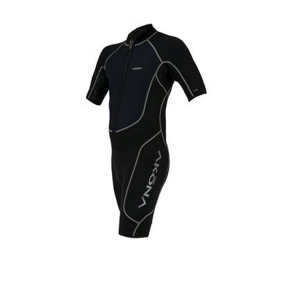 Akona Men's Explore Line - 2.5mm Front Zip Shorty Wetsuit