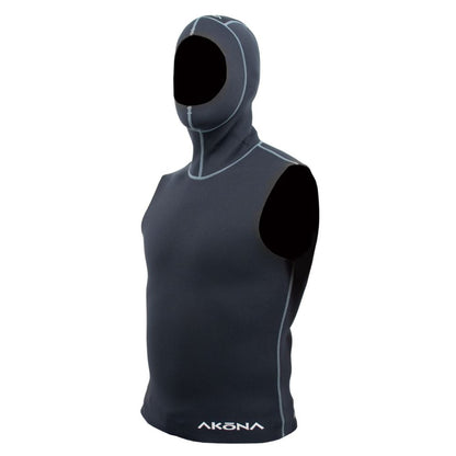 Akona 2mm Hooded Vest w/ Full Side Zipper