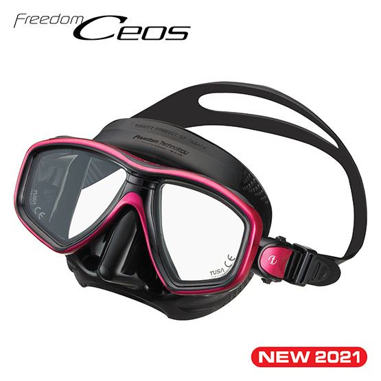 Tusa M-212 Freedom Ceos Mask - Black Silicone