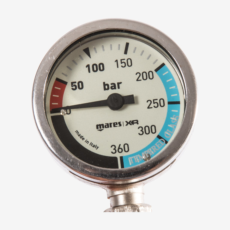 Mares XR Line SPG52 BAR Pressure Gauge with 56cm Hose