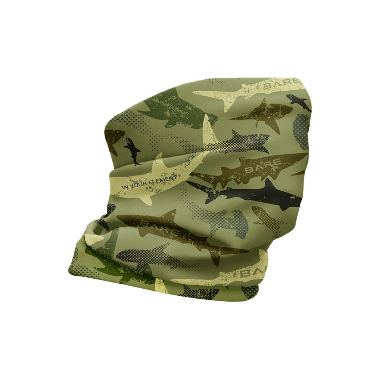 Bare Shark Camo Neck Gaiter