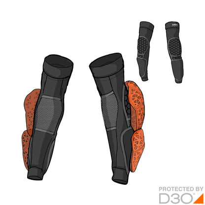 Xion Elbow-Forearm Protectors Pro D3O