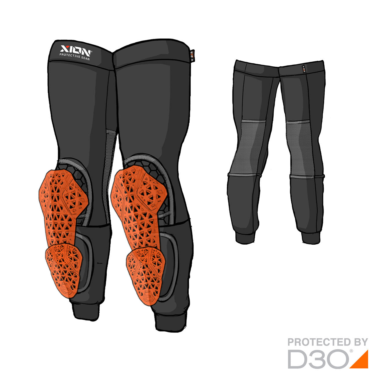 Xion Knee-Shins Pro Evo – D3O